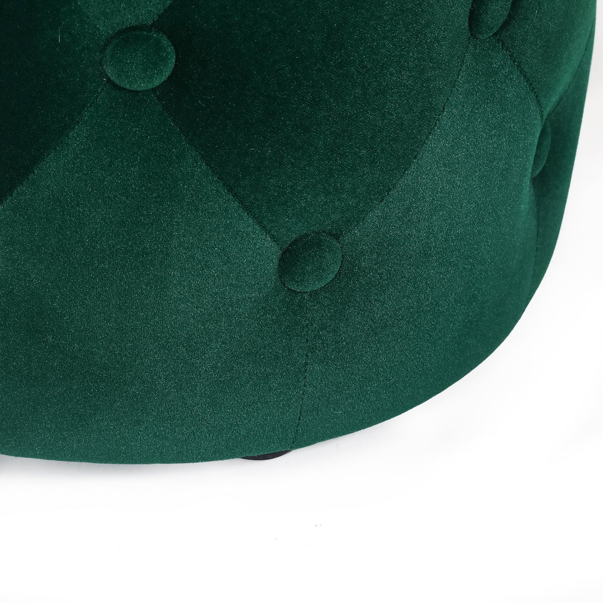 Round Velvet Ottoman R50761