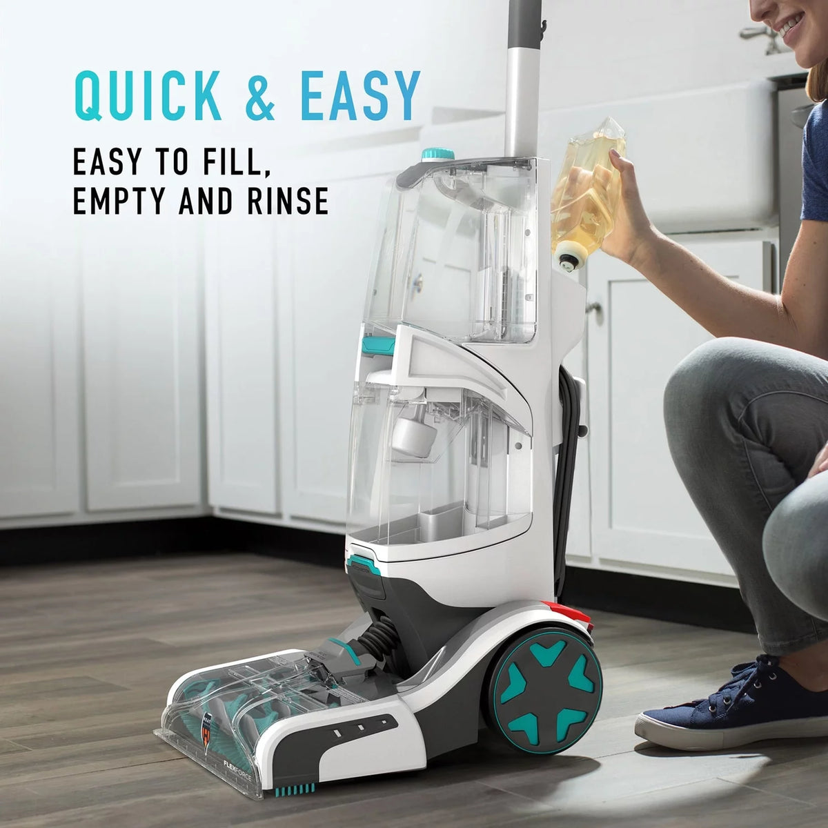Upright Deep Carpet Cleaner Washer Scrubber & Shampooer Vacuum P5945