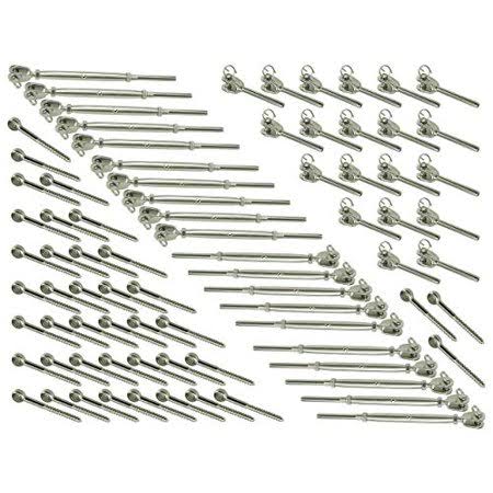 20 Set Stainless Steel Cable Railing Kits P210