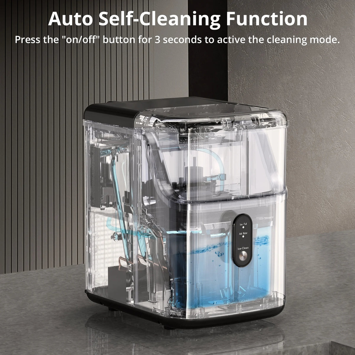 35Lbs/24H Chewable Nugget Ice Maker Countertop with Ice Scoop R363779