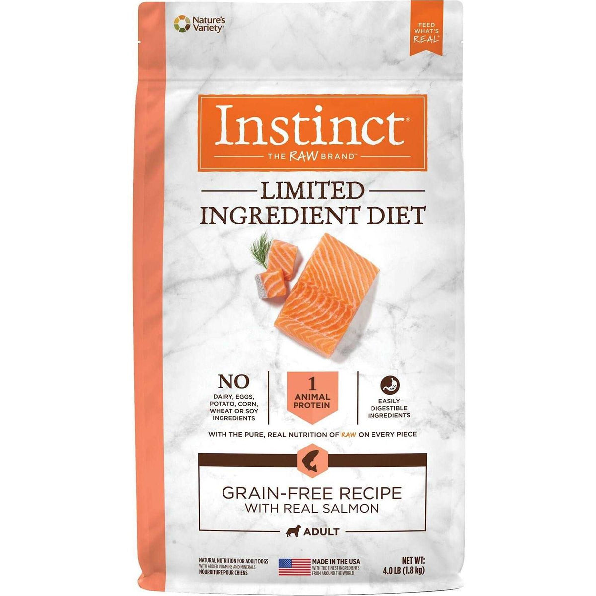 Limited Ingredient Grain-Free Salmon Dry Dog Food A6057