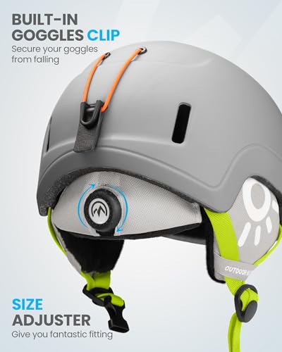 Kids Ski Helmet and Goggles Set with PC Shell & EPS Foam T757962
