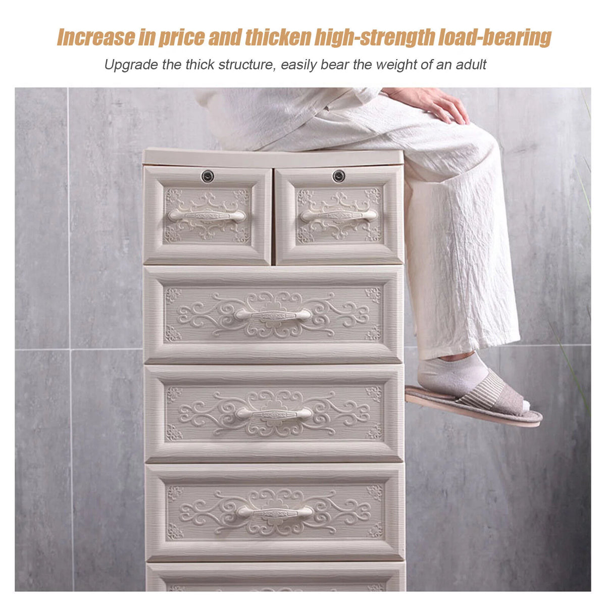5 Layers 6 Drawer Storage Cabinet S6604