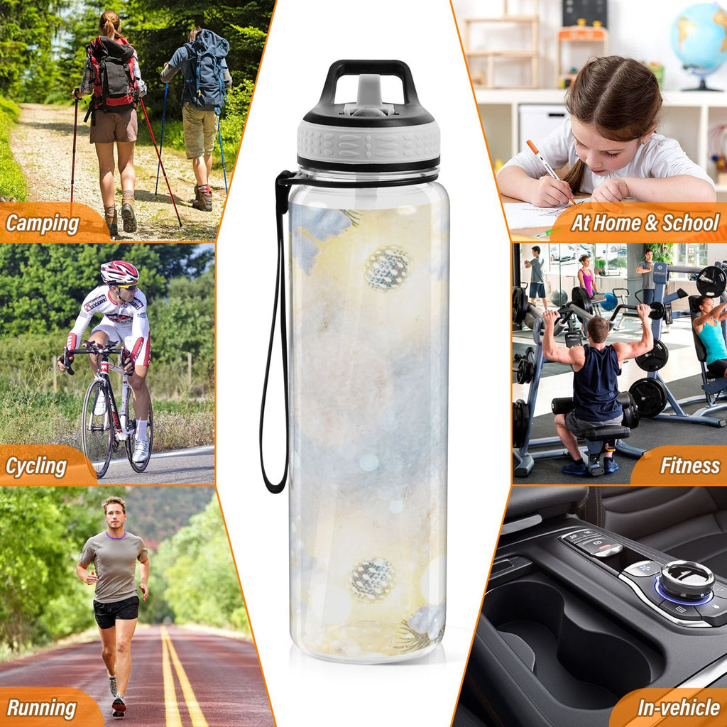 32oz Tritan Leakproof Clear Sports Water Bottle B719