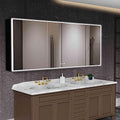 48”W x 30”H Wall Mounted LED Medicine Cabinet Mirror with Double Doors M551
