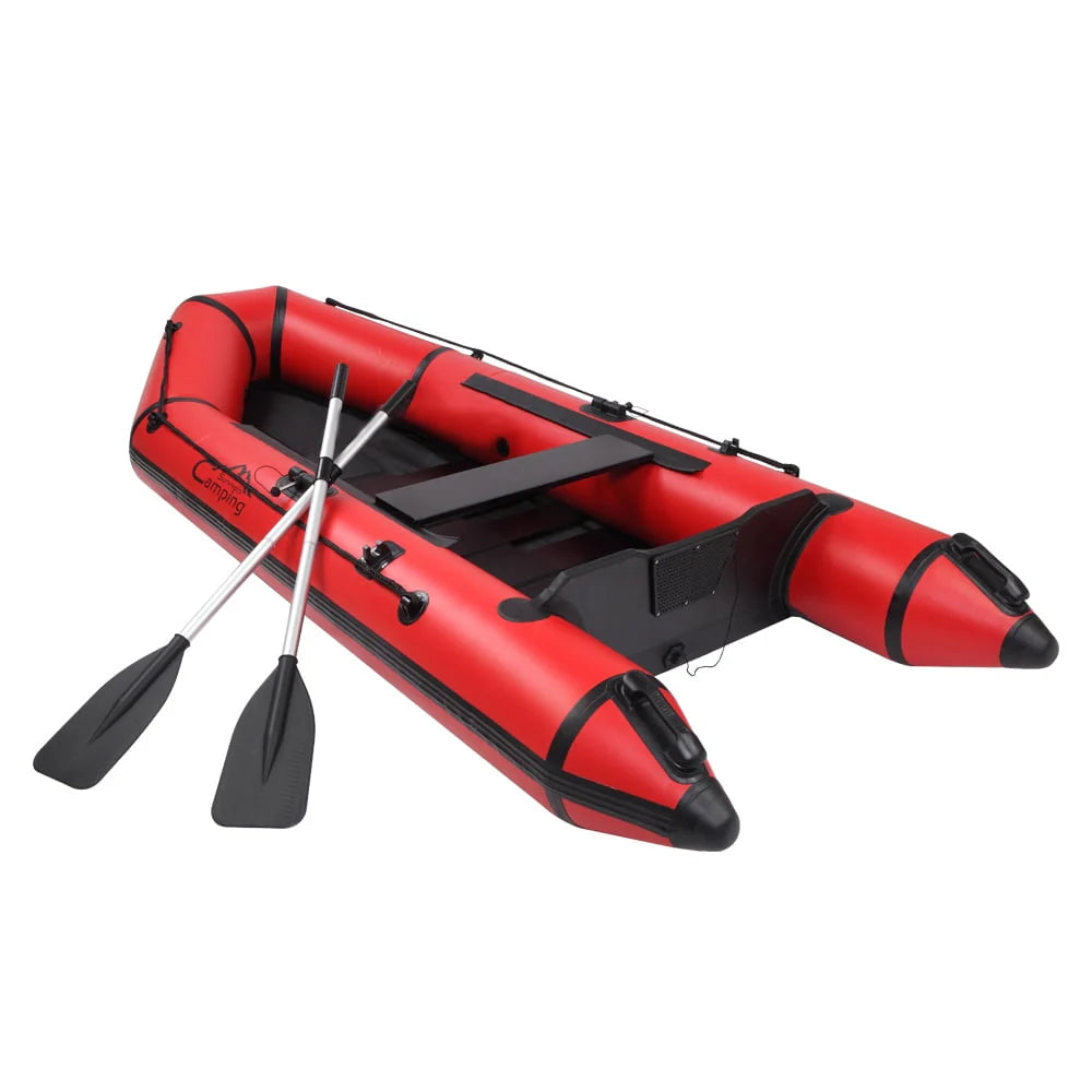 7.5ft PVC Adult Assault Boat Red And Black W3438