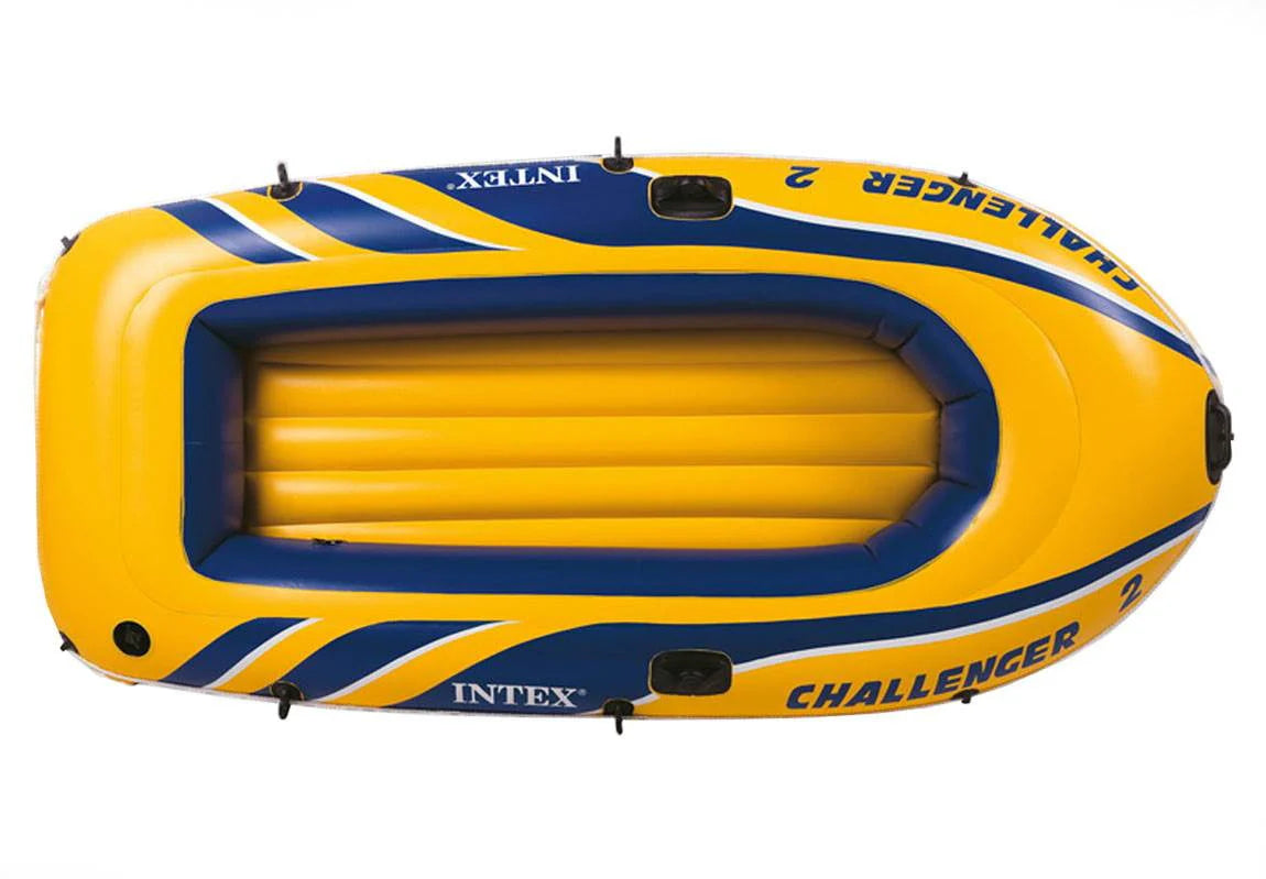 2 Person Inflatable Boat Set with Oars & Air Pump D56075