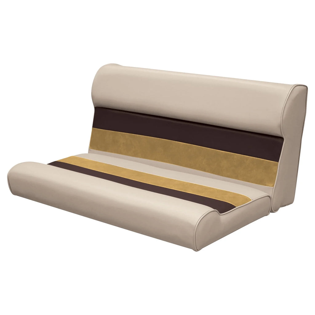 Gray Navy Blue Boat Seat and Backrest Cushion Set K2932