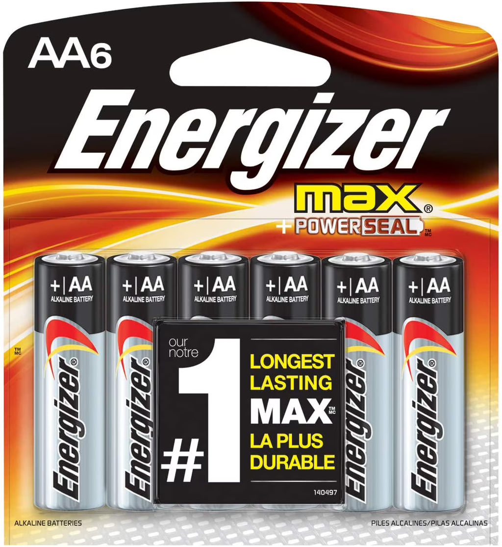 180 Count AA Alkaline 1.5V Batteries M57333