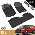 Custom Fit All-Weather Car Floor Mats Liners, Black H3522