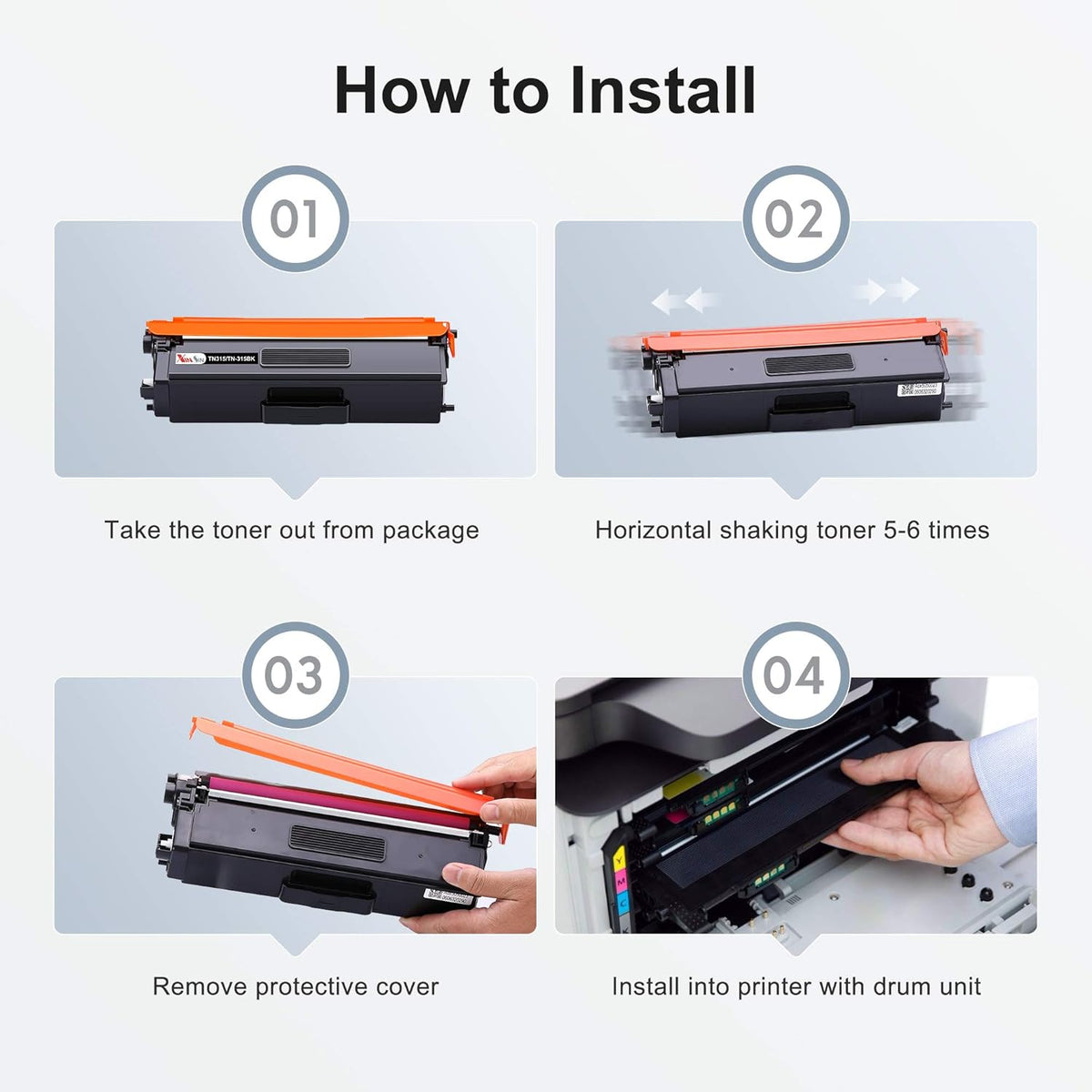 4-Pack Toner Cartridges K5910