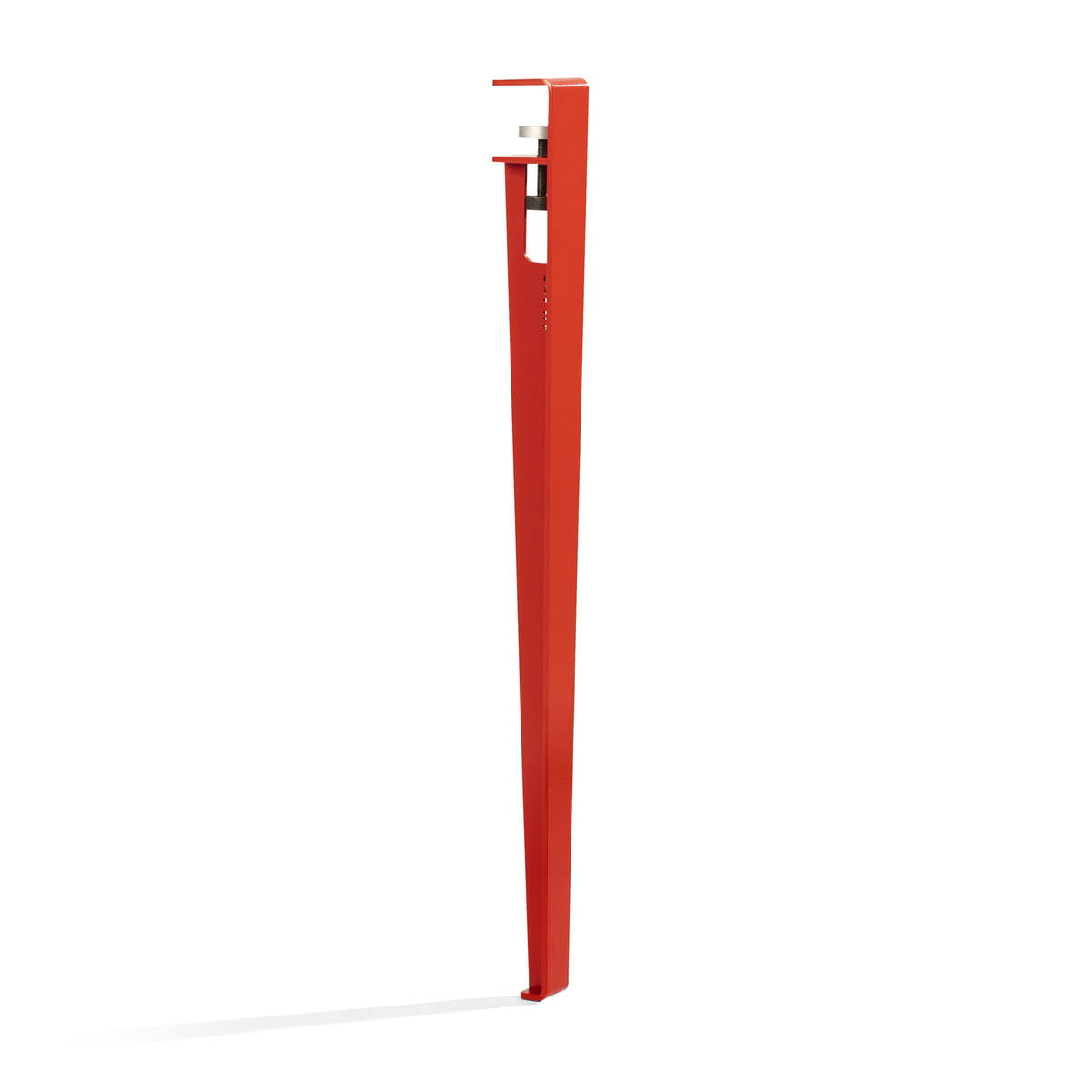 Table and Desk Leg H 75 cm, Tomato Red Q31215