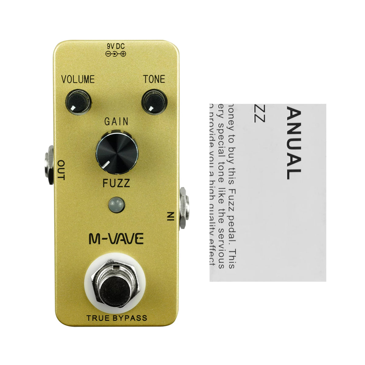 Vintage Fuzz Guitar Effect Pedal with True Bypass Y12379