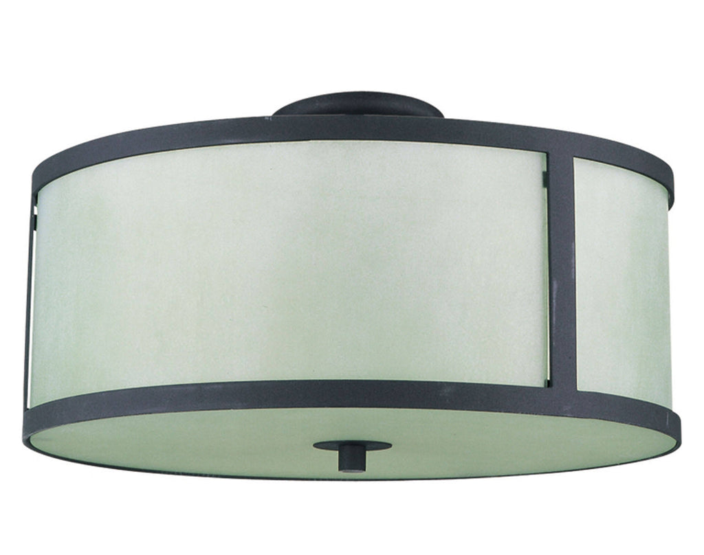 Oil Rubbed Bronze 2 Light Semi Flush Mount F355