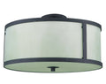 Oil Rubbed Bronze 2 Light Semi Flush Mount F355