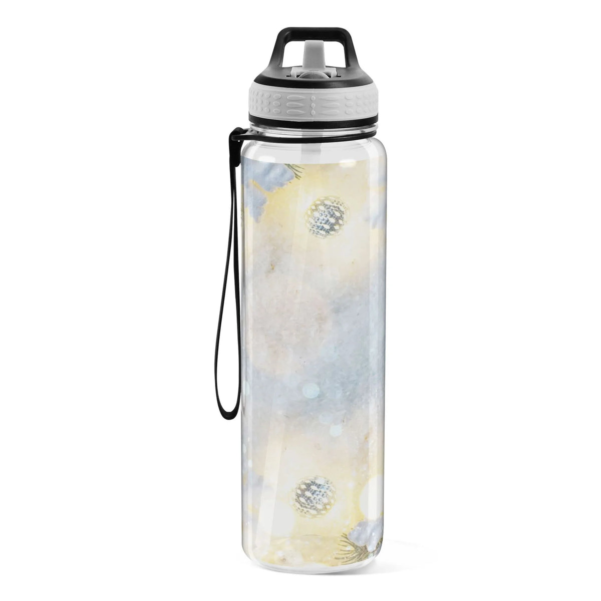 32oz Tritan Leakproof Clear Sports Water Bottle B719