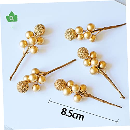 20 Pcs Red Berry Picks Artificial Christmas Decor O6102
