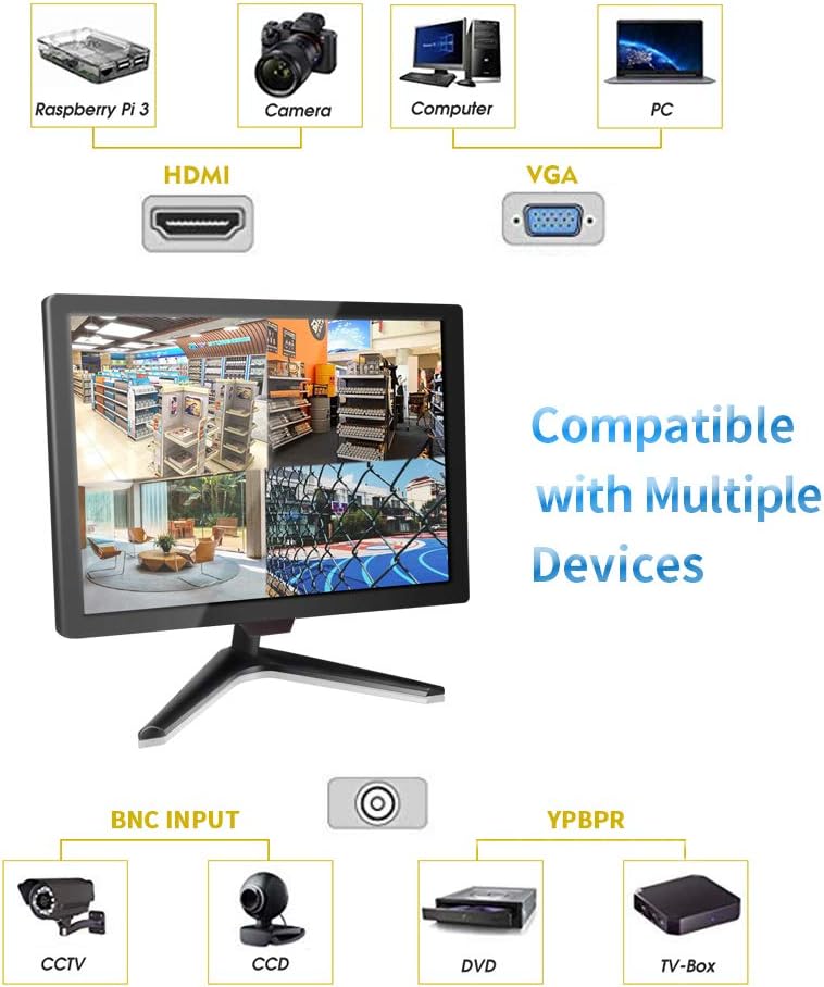 18.5 CCTV Monitor TFT LCD Display 1336x768 V871