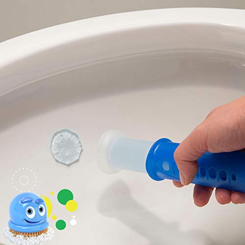 Toilet Cleaning Stamps, Fresh Gel, 1 Dispenser + 6 Stamps, 2 Pack T40622