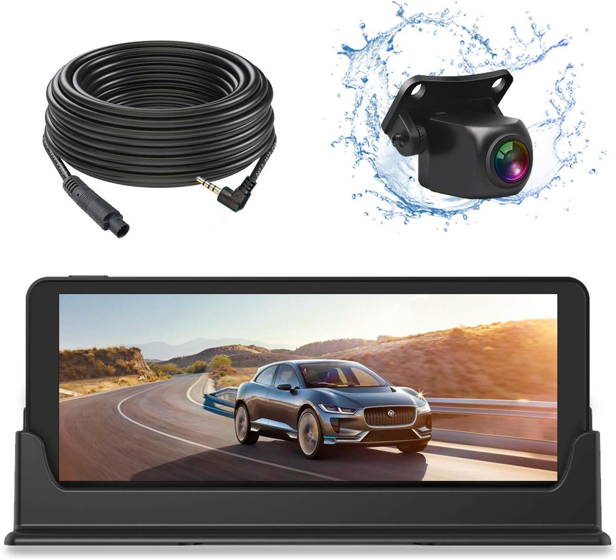 1080P Backup Camera and Monitor Kit 7 inch HD Widescreen with 49ft Wired Rear Camera S6817
