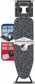 13x43 Ironing Board with Reinforced Steel Legs, Adjustable Height, 4-Layer Padding R540462