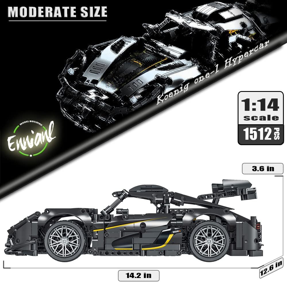 Black Model Car Building Kit O8108