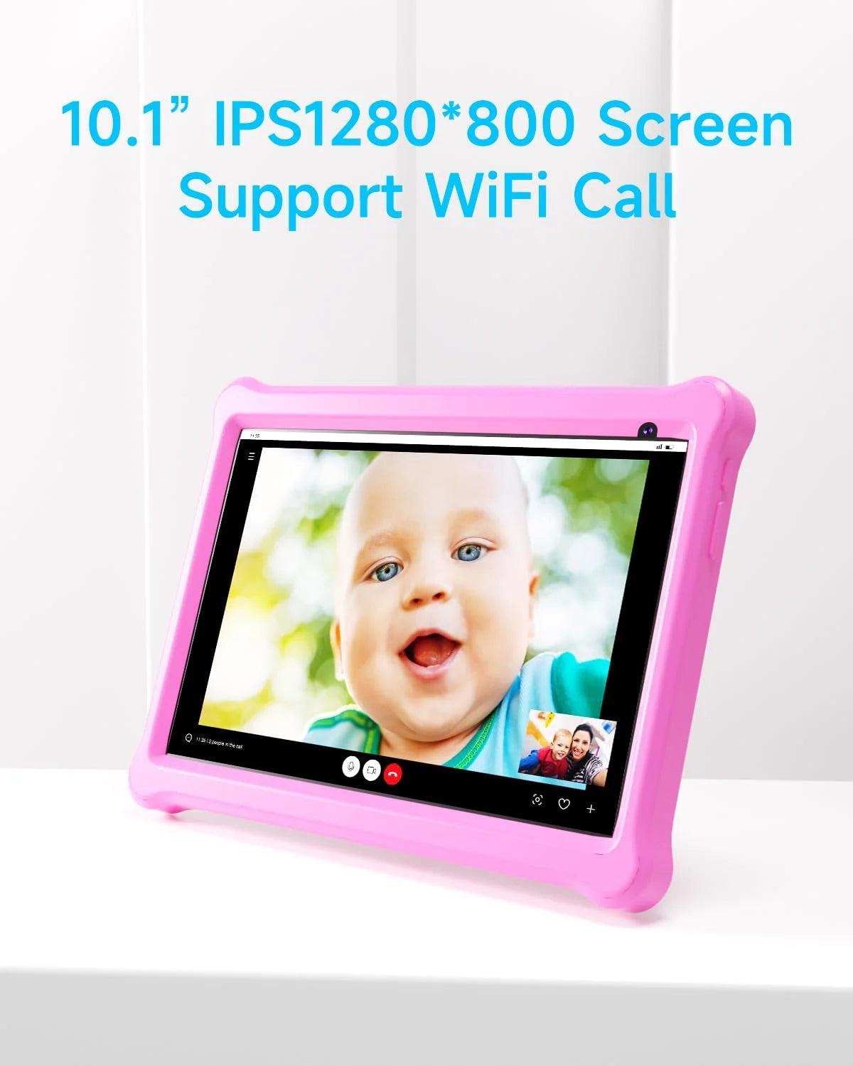 Pink 10 inch Android Tablet with Case Q5777