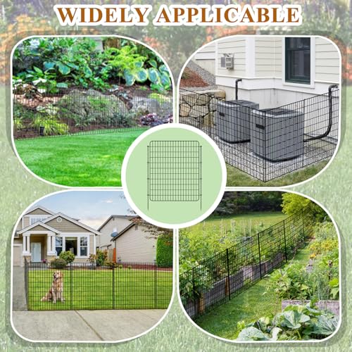 36 in x 25 ft Decorative Metal Garden Fence W8992