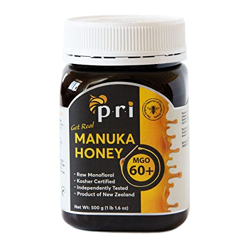 MGO 60+ Raw Monofloral Manuka Honey, 500g Z373