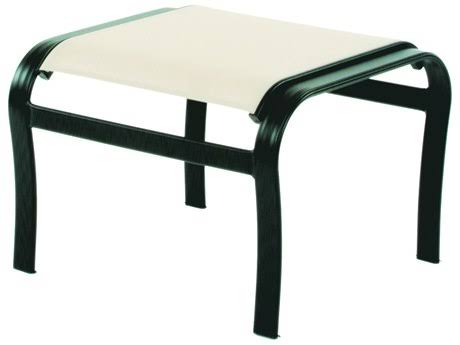 Cast Aluminum Patio Ottoman J148460