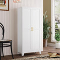 Black Metal Storage Cabinet with 3 Adjustable Shelves E362821