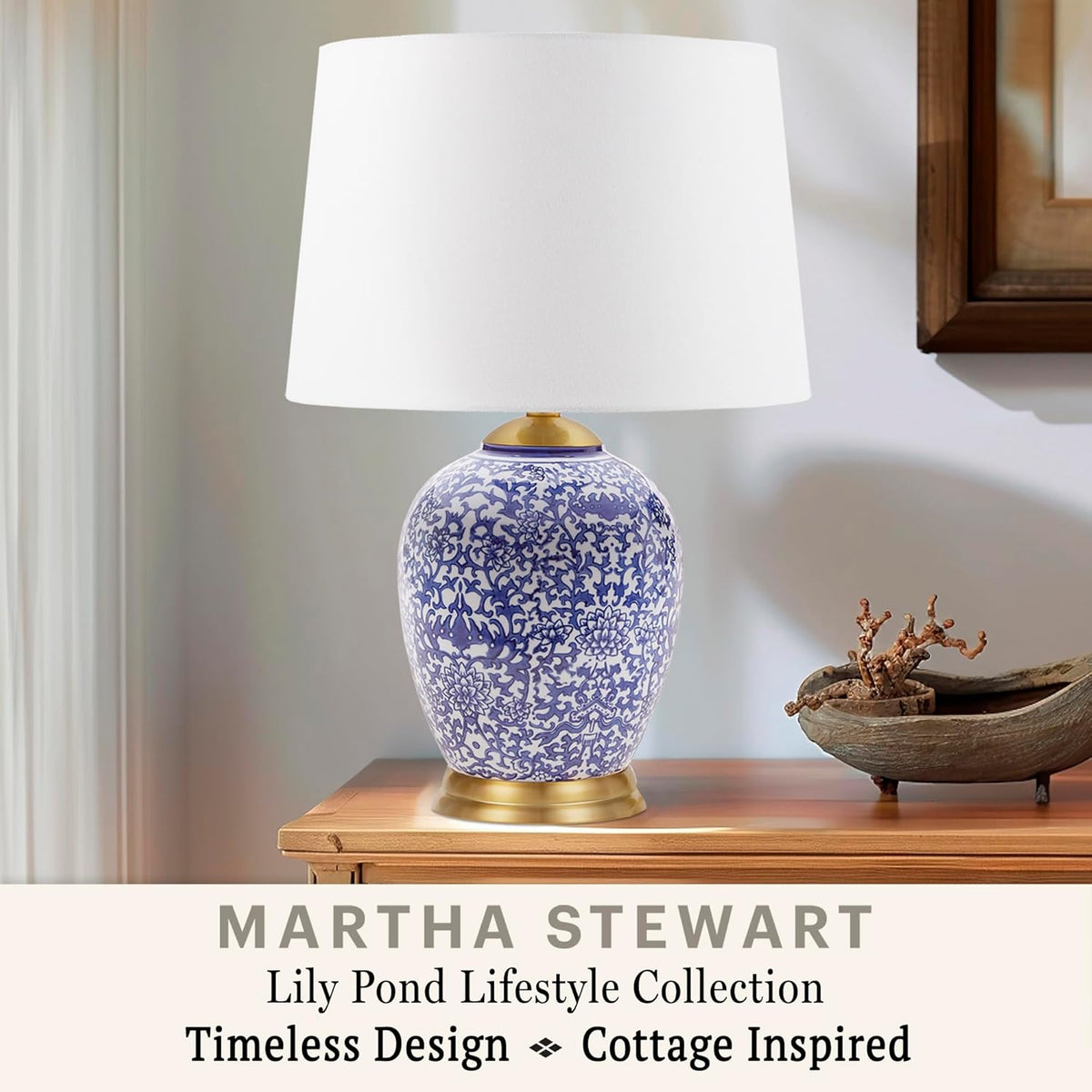 Blue Ceramic Table Lamp C632
