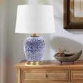 Blue Ceramic Table Lamp C632