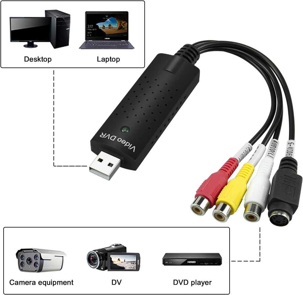 USB 2.0 Audio/Video Converter, Video Capture Card Y44575
