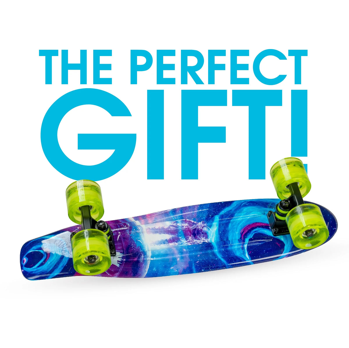 22" Retro Mini Cruiser Skateboard with 62 mm Wheels N354031