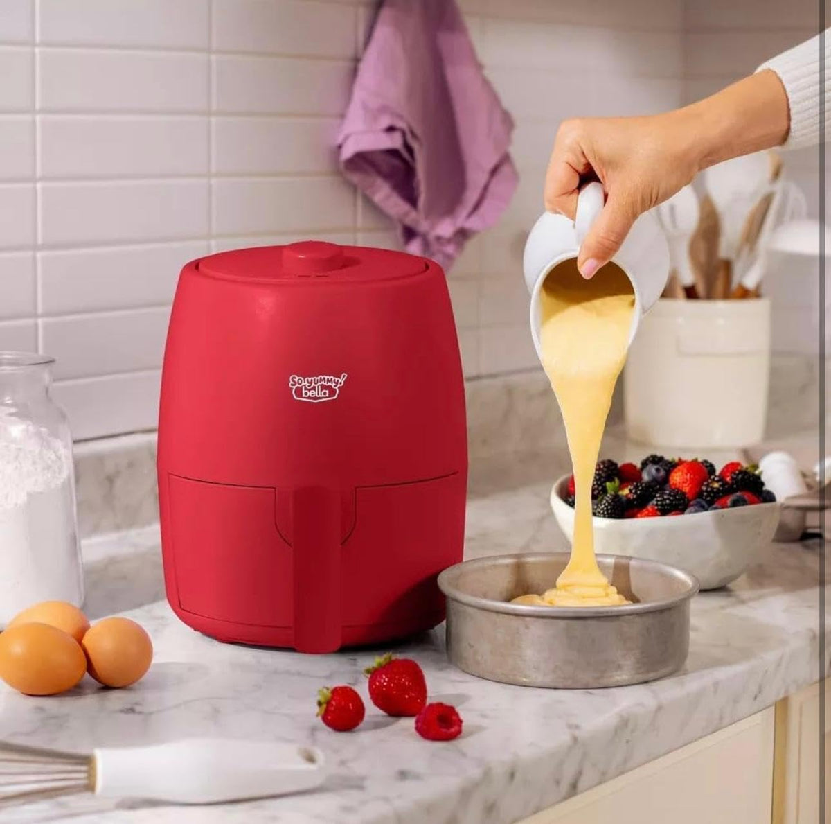 Red 2.0qt Air Fryer X96187