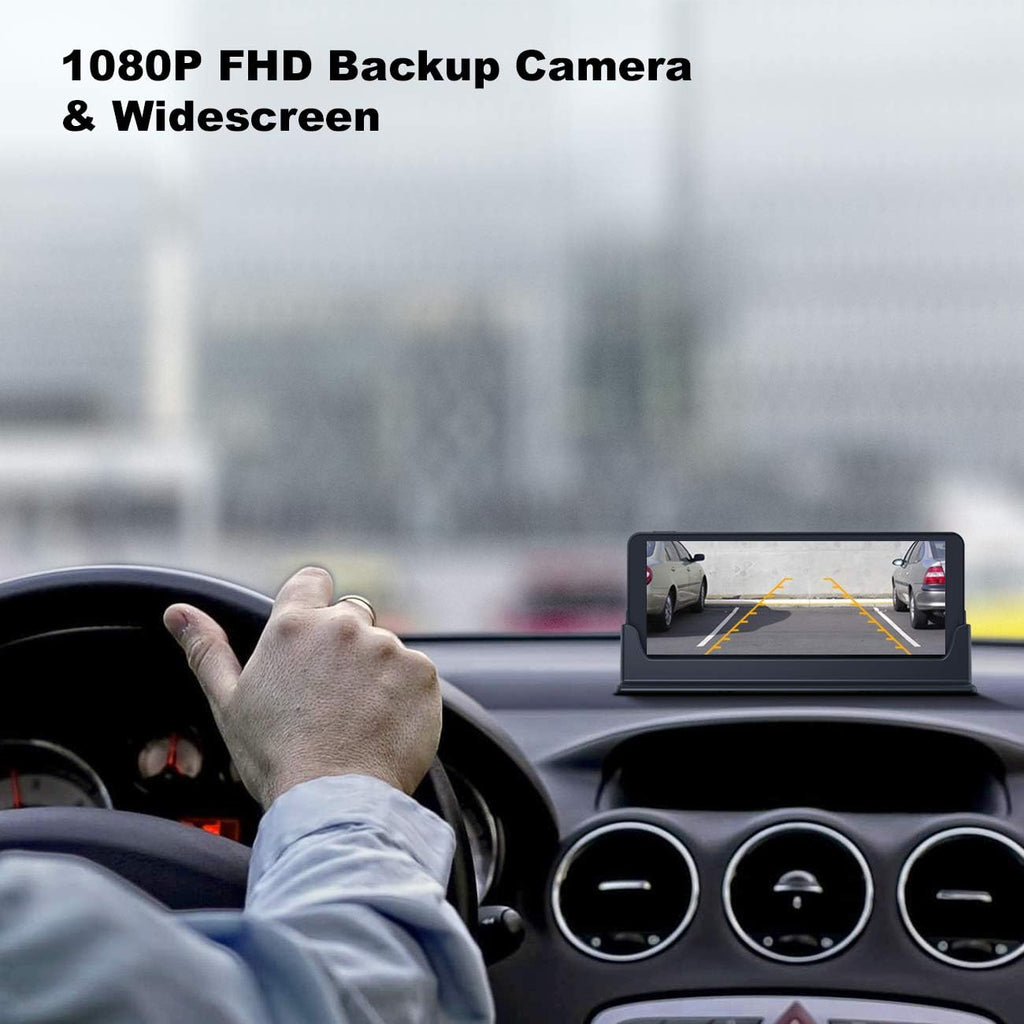 1080P Backup Camera and Monitor Kit 7 inch HD Widescreen with 49ft Wired Rear Camera S6817