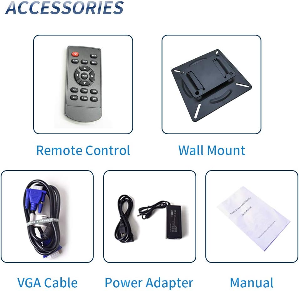 18.5 CCTV Monitor TFT LCD Display 1336x768 V871