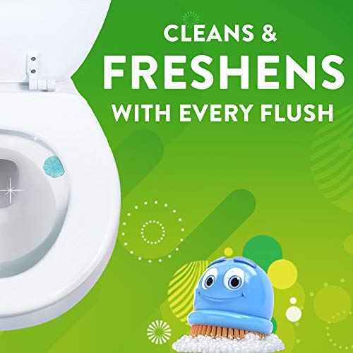 Toilet Cleaning Stamps, Fresh Gel, 1 Dispenser + 6 Stamps, 2 Pack T40622