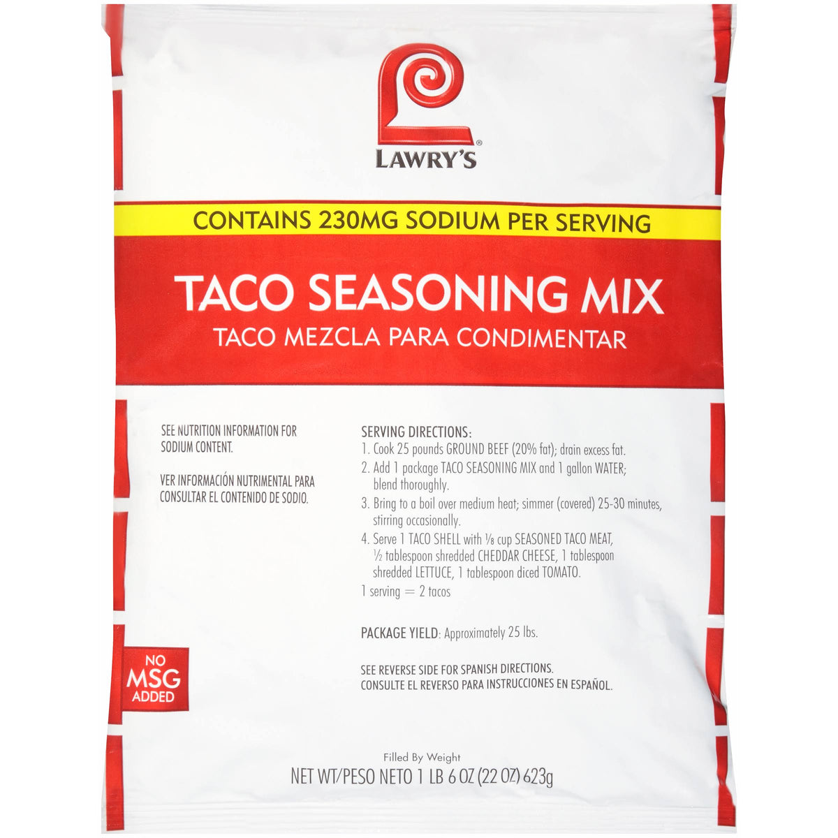 22 oz Taco Seasoning Mix W434