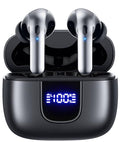 Wireless Earbuds Bluetooth 5.3 In-ear with Wireless Charging Case LED Power Display D2357
