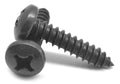 #6-20 x 5/8 Phillips Pan Head Sheet Metal Screw Black Oxide Q789