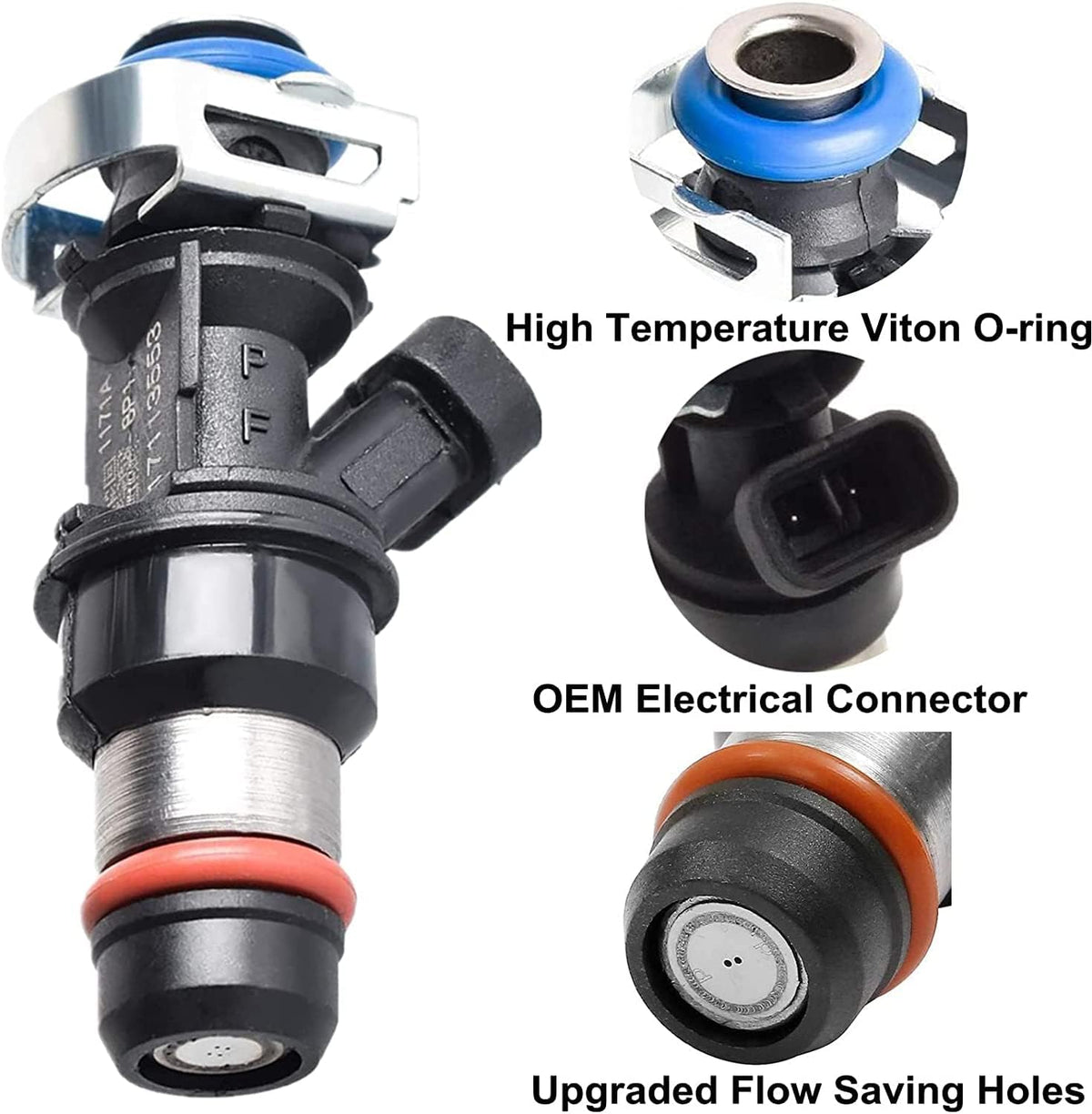 Fuel Injectors 4.8L 5.3L 6.0L Pack of 2 J2376