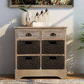 White Washed Accent Cabinet S43206