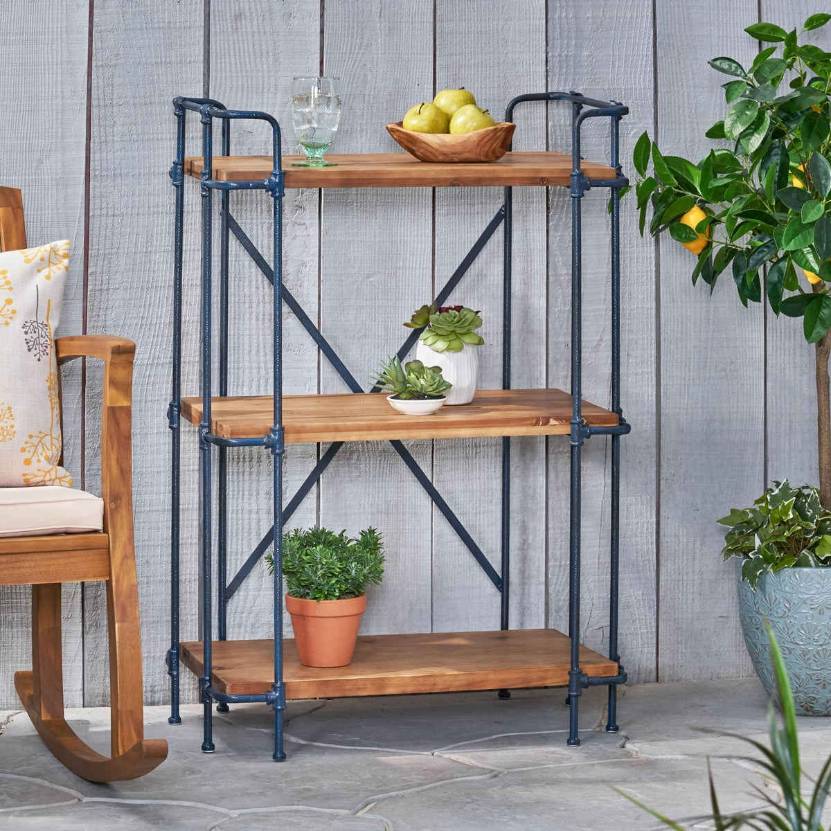 3 Shelf Firwood Bookcase W3698