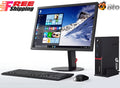 Restored Desktop Mini PC Intel Pentium 2.64GHz Processor 8GB RAM 128GB SSD 19 Inch LCD Wifi Adapter Keyboard Mouse Windows 10 Pro X56862
