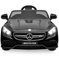12V Kids Ride-On Car with Parent Control, MP3, 3 Speeds - Black X835