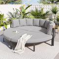 Grey Lounge Sofa Bed E9731