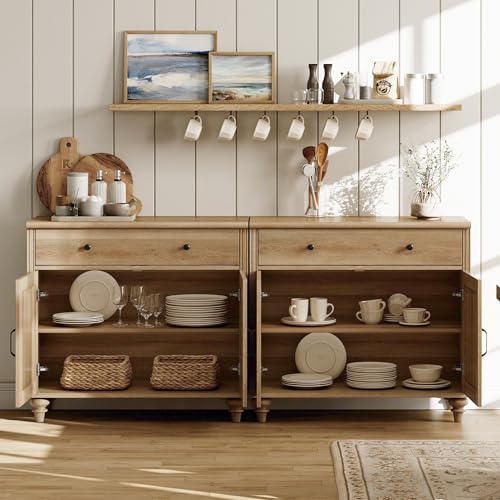 Off White Entertainment Center with Bookshelves, 8 Doors & 4 Drawer TV Stand H790