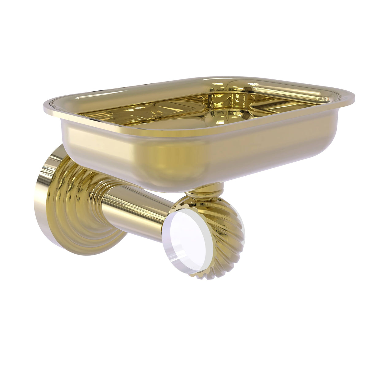 Satin Chrome Wall Mounted Soap Dish Holder R328